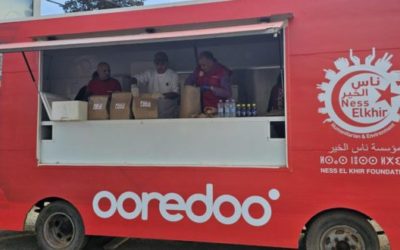 Opération renouvelée pour la deuxième année consécutive : Ooredoo et « Ness El Khir » organisent une opération de distribution de repas aux jeûneurs