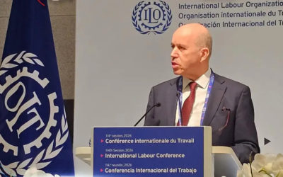 CONFÉRENCE INTERNATIONALE DU TRAVAIL : M. SAIHI EXPOSE LES EFFORTS DE L’ALGÉRIE EN MATIÈRE DE TRANSITION NUMÉRIQUE ET DE DÉVELOPPEMENT DE L’IA