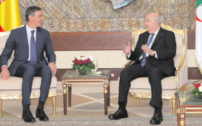 ALGÉRIE/ ESPAGNE : LE PRÉSIDENT DE LA RÉPUBLIQUE S’ENTRETIENT EN TÊTE-À-TÊTE AVEC LE PRÉSIDENT DU GOUVERNEMENT D’ESPAGNE